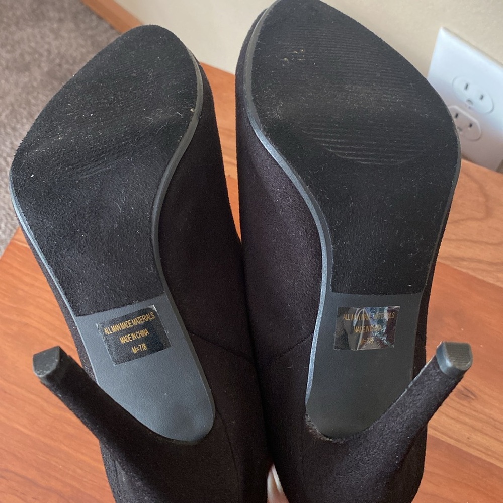 Rue 21 Black High Heel Booties Size 7/8 NWT - Picture 8 of 8